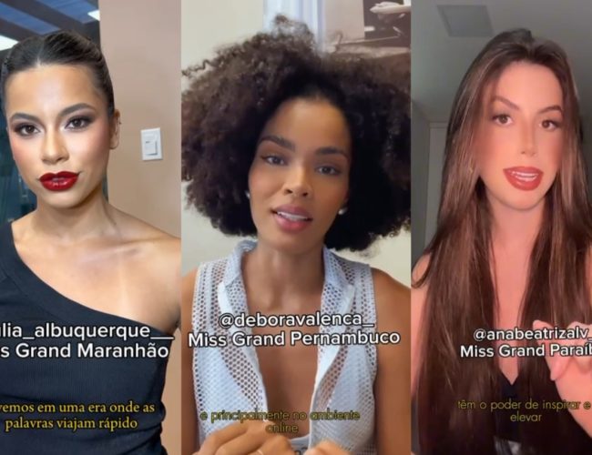 Após anúncio do “Miss Respeita”, diversas misses gravam vídeo em apoio a campanha