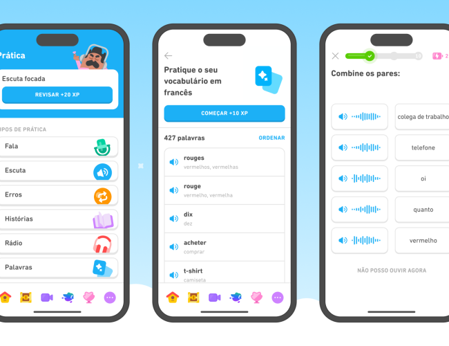 Novo recurso de prática personalizada agora disponível para todos os usuários do Duolingo
