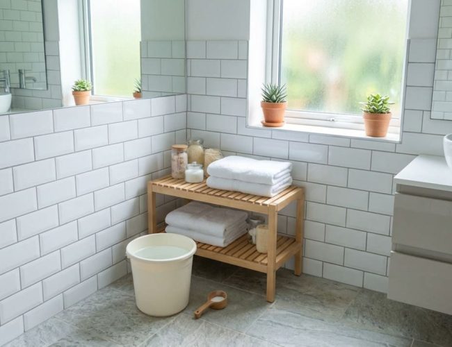 Truque japonês transforma banheiro em ambiente perfumado com apenas duas colheres de água em balde