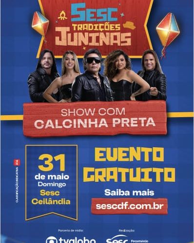 Descubra como garantir seu ingresso gratuito para o show da Calcinha Preta em Ceilândia