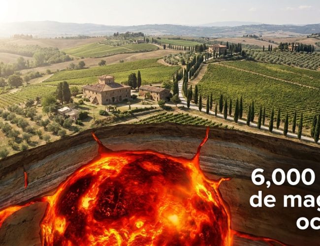 Reservatório de magma do tamanho de Yellowstone descoberto sob a serena Toscana