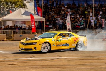 Mega Drift acelera e inicia vendas de ingressos para competição de julho em Brasília com potência de 600 cv e fumaça nas pistas