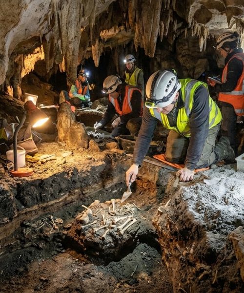 Investigadores encontram pistas de um passado remoto em caverna de ilha, datadas de 1 milhão de anos atrás