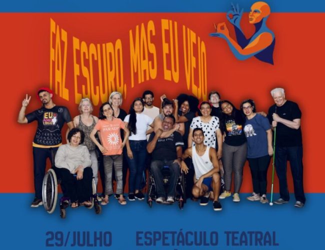 Estreia no DF: “Faz escuro, mas eu vejo” apresenta sessões públicas do espetáculo