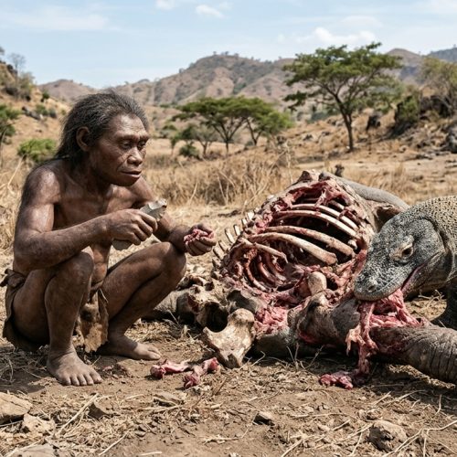 Mistério dos “hobbits” da ilha de Flores: de caçadores a consumidores de carcaças de dragões?