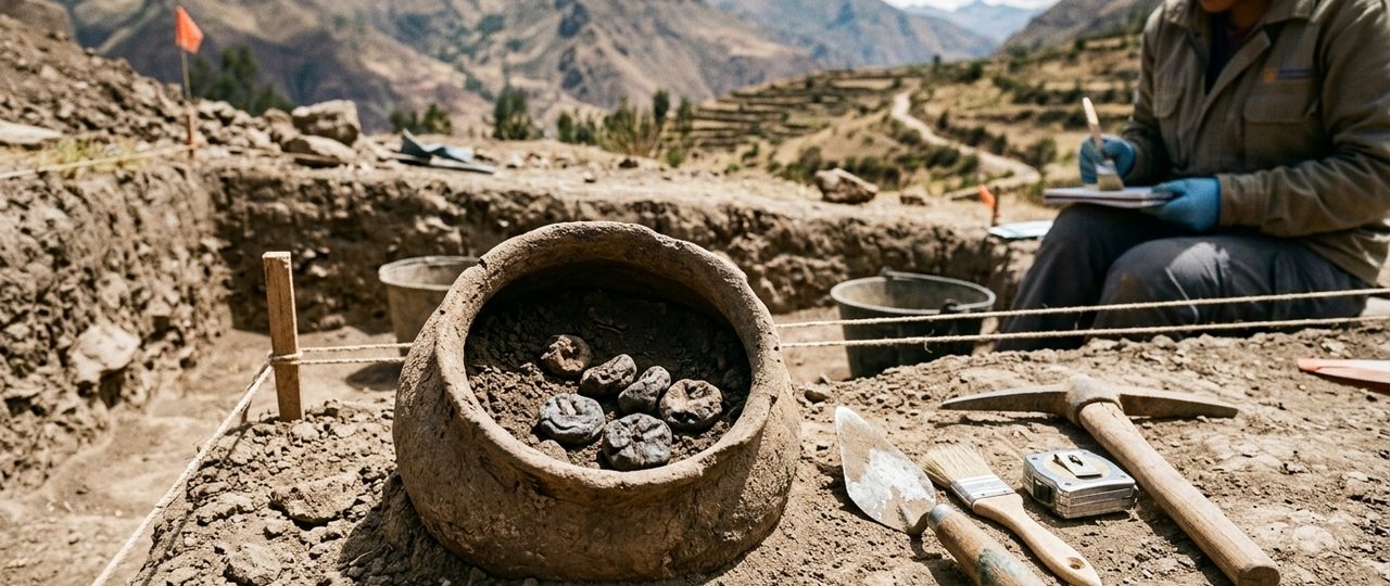 Antigo depósito inca revela segredos de batatas liofilizadas com 500 anos de preservação e surpreende com novas informações sobre a alimentação da civilização