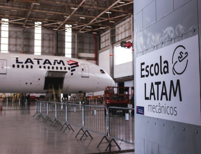 Latam Brasil lança programa de bolsas para capacitar novos mecânicos de aeronaves