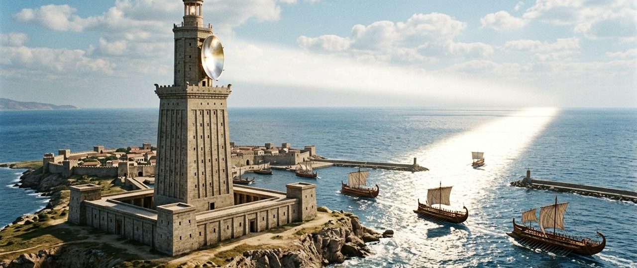 O enigmático espelho do Farol de Alexandria que continua a fascinar estudiosos na atualidade