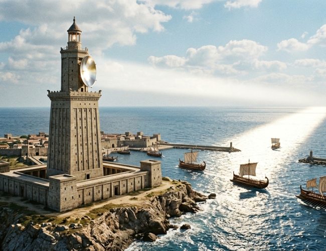 O enigmático espelho do Farol de Alexandria que continua a fascinar estudiosos na atualidade