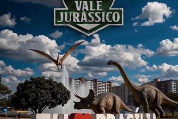 Brasília se prepara para receber um parque temático de dinossauros no Parque da Cidade
