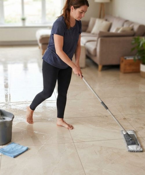 Por que recomendam adicionar vinagre à água para limpar o chão?
