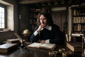 A indagação de Descartes sobre a existência: “Se não estou pensando, reconheço que preciso existir, pois se eu não existo, não sou capaz de pensar.