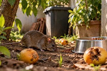 Ratos retornam ao quintal: como água, ração e frutas caídas atraem os visitantes indesejados sem que o proprietário perceba