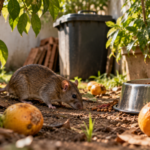 Ratos retornam ao quintal: como água, ração e frutas caídas atraem os visitantes indesejados sem que o proprietário perceba