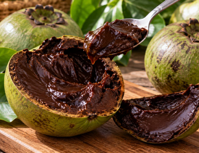 A fruta que se transforma em um doce cremoso com sabor de chocolate ao amadurecer